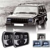 Unbranded For Jeep Cherokee XJ 1984-2001 Pair 5x7" 7x6" LED