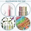 50-Pack Plastic Test Tubes with Push Caps, 5ml Reusable Clear
