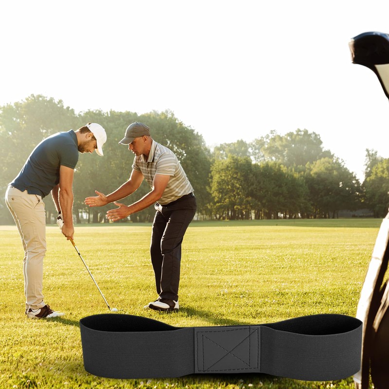 Yizerel 2Pcs Golf Swing Trainer Aid Swing Correcting Arm Band,