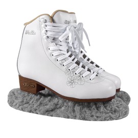 TUYUU Ice Skate Guards,Fuzzy Skate Guards for Hockey Skates Figure Skates Ice Skates.Ice Skate Blade Covers for Toddler Kids Youth Adults Men Women Boys Girls.Skate Soakers (Gray#A, S)