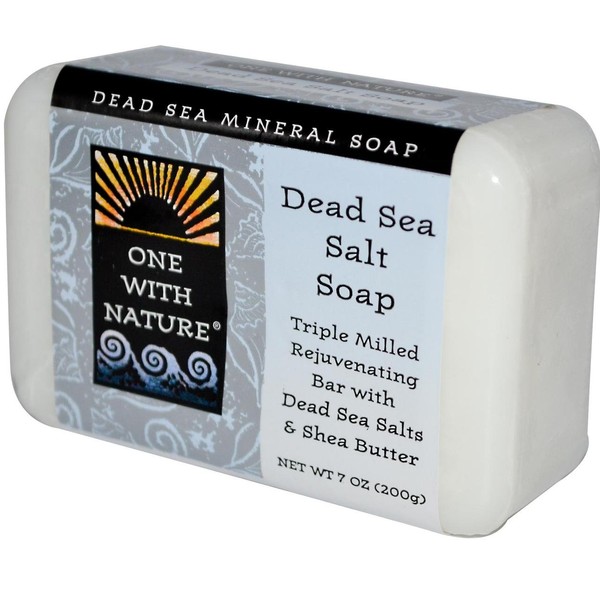 One With Nature Mineral Soap, Dead Sea Salt, 7 Ounce
