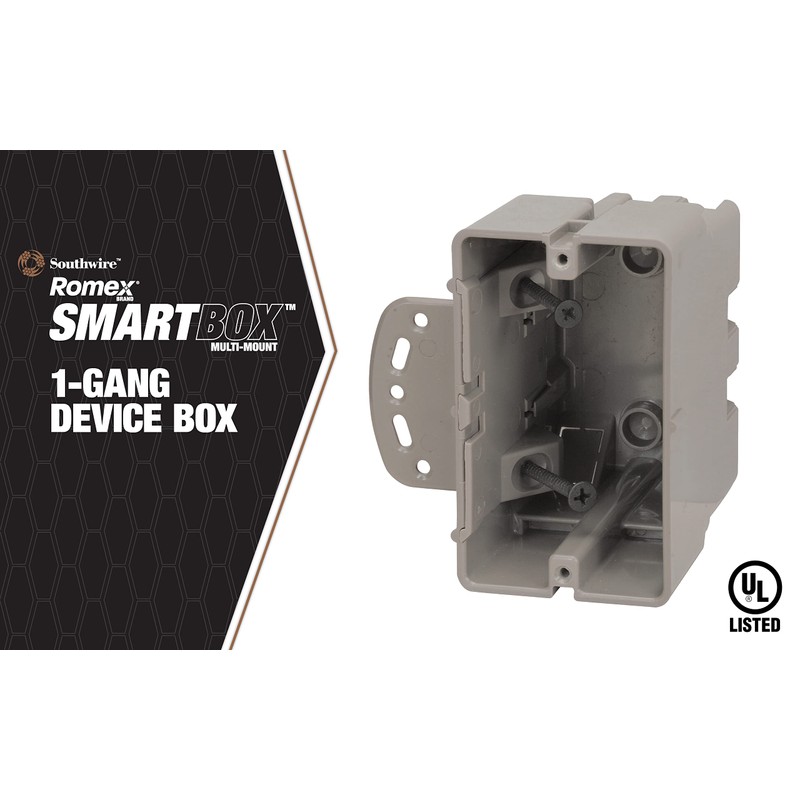 Southwire MSBMMT1G 1 Gang Multi Mount Device Box with Depth