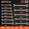 HORUSDY 12-Piece Metric Ratcheting Wrench Set | 8-19 mm |