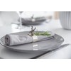 EDZARD Set of 2 Napkin Rings Stag Elegant Silver-Plated Length