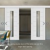 HOWHY Slow Close Barn Door Slide Hardware and Track Set,