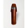 Birdie Bottle 12oz Brown Flask with 4 Shot Glasses for