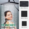 13 Inch Rainfall Shower Head with Multi-Function Handheld Sprayer Combo,