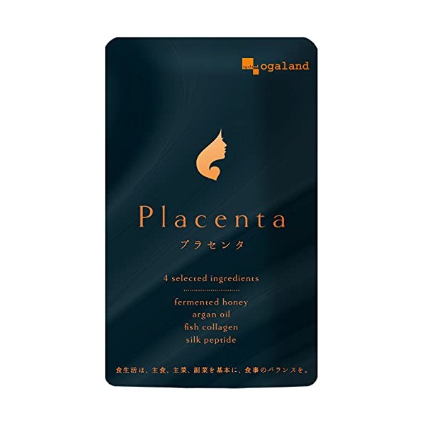 ogaland placenta (90 Capsules / Approx. 3 Month Supply) For those aiming for a higher level of beauty care (ELASTIN PEPTIDE/Approx. 1.9 oz (54 mg) per capsules) Collagen Peptides, Flaxseed Oil