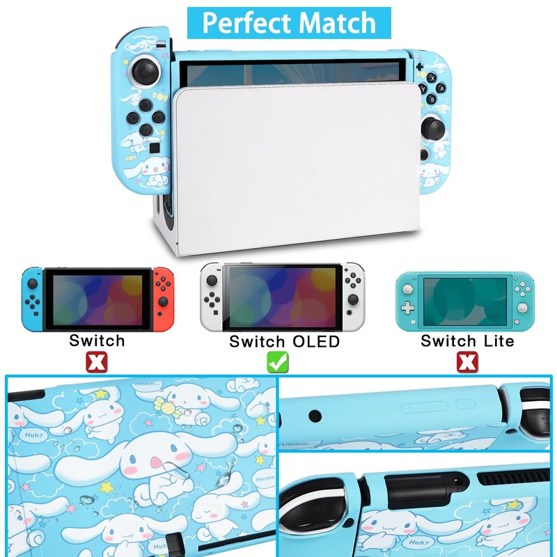 TIKOdirect Carrying Case for Switch OLED, Cute Portable Travel Bag