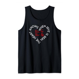 Run For Your Life Heartbeat Motivational Quote Love Heart Tank Top