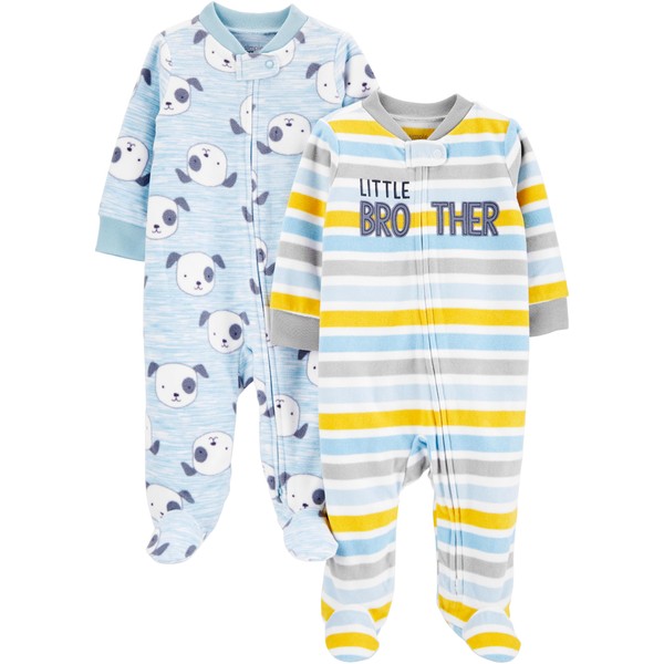 Simple Joys by Carter's Baby Boys' 2-Pack Fleece Footed Sleep