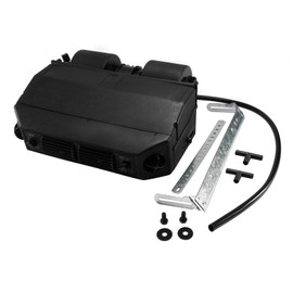 HXYBBGS BEU-404-100 AC Air Conditioning Evaporator Assembly Kit 12V Electrical Thermostat 4Max Air Volume 600 CFM, Under-Dash A/C Heating Cooling Unit for Car Truck 3-speed