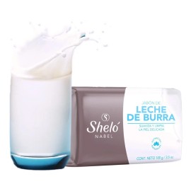 Crema Aclarante Facial Concha Nácar Jabón Leche Burra Sheló Nabel