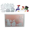 27pcs Christmas Stencils Die Cuts for Card Making Metal Cutting
