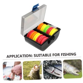 Outanaya 10Pcs Round Fishing Line Winding Board Keeper Lightweight Fishing Tool for Organizing Rigs Lines Hooks Durable Design for Tangle Storage