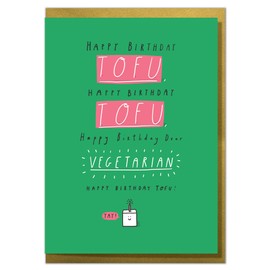 Happy Birthday Dear Vegetarian! Funny Vegetarian Birthday Card
