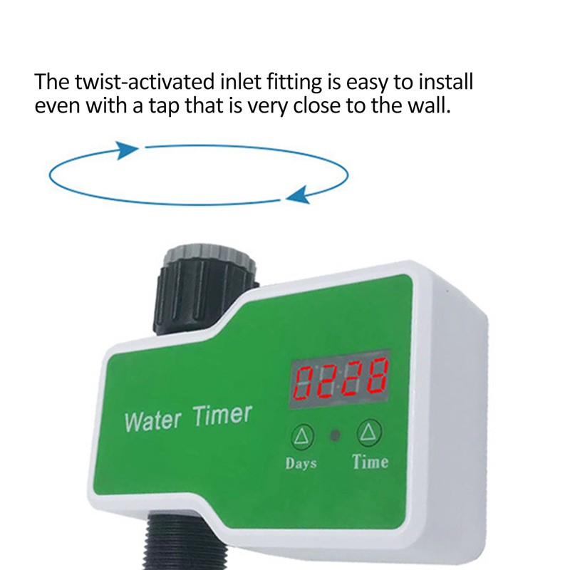 Automatic Flower Waterer Solenoid Valve Timer Garden Irrigation Spraying Outdoor