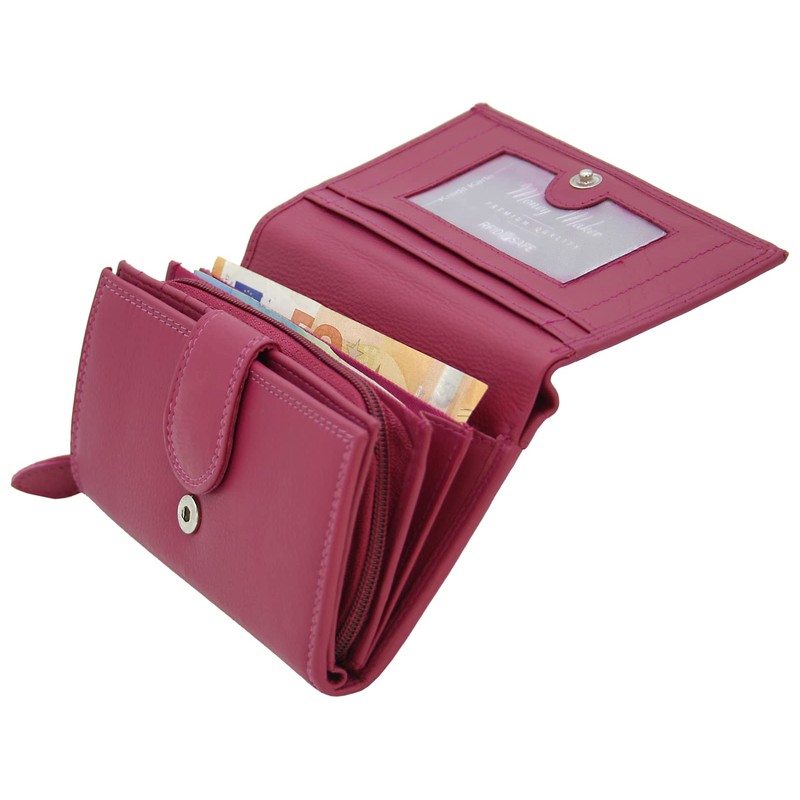 Money Maker - Women's Leather Wallet - Lots of Storage