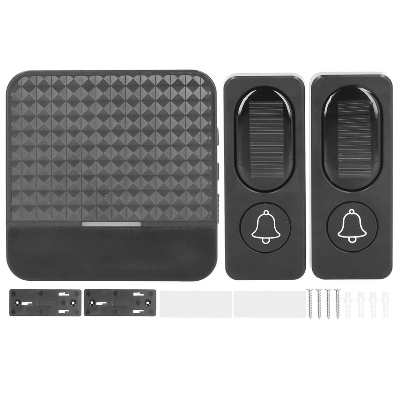 Wireless Door Bell Alarm System Waterproof Solar Electric Doorbell with