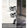 山崎実業(Yamazaki) テレビ裏 ゲームコントローラー収納ラック ブラック 約W40.5XD8.5XH30cm スマート 置いたまま充電可能 コントローラーケース 5091