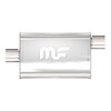 Magnaflow 11365 Satin Stainless Steel 2.25 Oval Muffler by Magnaflow