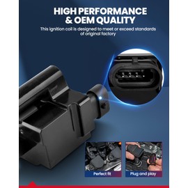 KAX UF271 Ignition Coil 8 Packs (Square) Fit for Tahoe Silverado 1500 Avalanche 1500 Suburban 1500 2500 Sierra 1500 Silverado 2500 HD Escalade Yukon H2 Yukon XL 1500 Silverado 1500 HD Express 3500