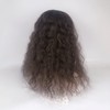 QIANCHUN Fluffy Curly Clip in Topper 40cm Natural Japanese Synthetic