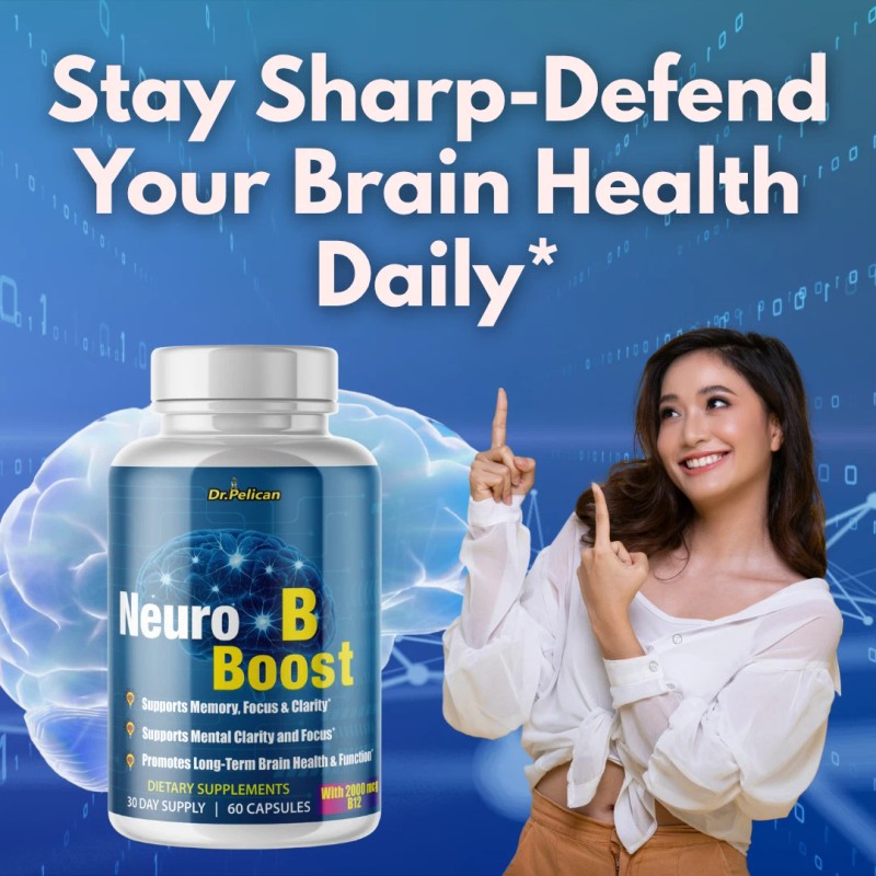 Pelican Vitamins Neuro B Boost- Brain & Cognitve Support -