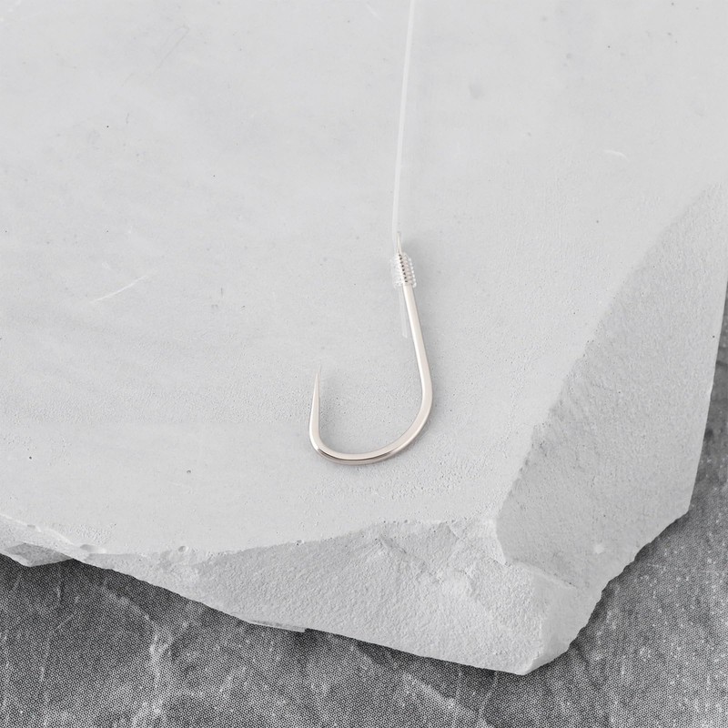 SG Store 20Pcs Small Barbless Fish Hooks with 45cm Line
