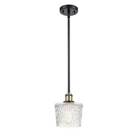 Innovations 516-1S-BAB-G402-LED Niagra 1 Light Pendant Part of The Ballston Collection, Black Antique Brass