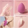 DUAIU - Set de 4 esponjas de maquillaje para difuminar