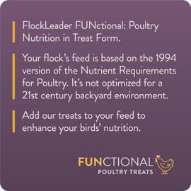 FLOCKLEADER Relax, Functional Poultry Treats for Calming Support, 1.5 lb