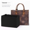 Lckaey Felt insert Organizer for Onthego PM Handbag Tote Bag