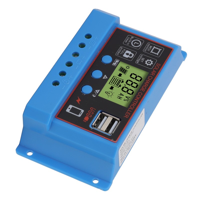 12V 24V Solar Charge Controlle LCD Display Solar Panel Controller