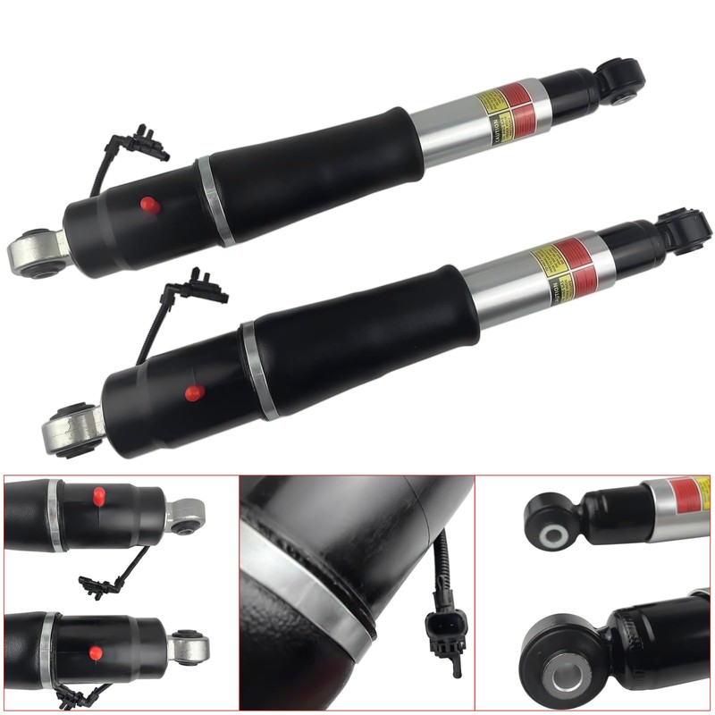 NEWZQ Pair Rear Air Shock Struts Replacement for Escalade Suburban