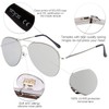 SOJOS Classic Aviator Sunglasses for Women Men Metal Frame Spring
