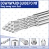 Tondiamo 25 Pcs Drywall Router Bits 3/16 Drywall Drill Cutting