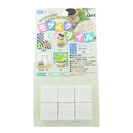 Morrigin Mosaic Tile, 25 Square Pittore, White, 12 Pieces MG-176