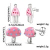 Generic Stud Earrings Set for Girls Cute - 2 Pairs