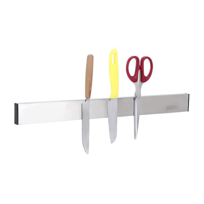 Stainless Steel Magnetic Wall mounted Knife Holder Double Row Knife