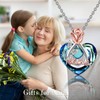 POPKIMI Gifts for Nana Nana Necklace 925 Sterling Silver Crystal