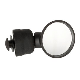 M-Wave Fahrradspiegel SPY MICRO, 3D verstellbarer Konvexspiegel, werkzeuglos montierbar, schwarz