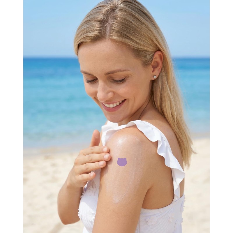 UV Detection Stickers for Sunscreen - 80 Count UV Detection