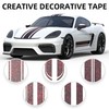 Lypumso Red Forged Carbon Fiber Vinyl Wrap Tape, 4 Inch