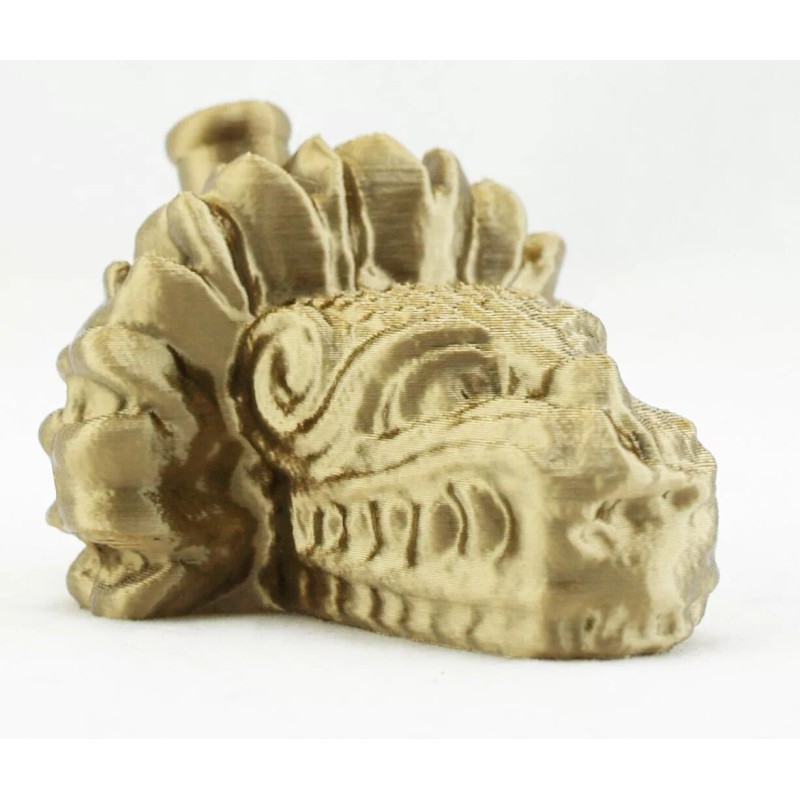 Aztec Quetzalcoatl Death Whistle Ancient Gold Feathered Serpent God MADE