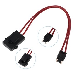 ZOOKOTO 5pcs 32V Low Profile Mini Fuse Adapter Tap Fuse Kit with 5 Pcs 15A Blade Style Fuses for Car Boat Truck RV SUV