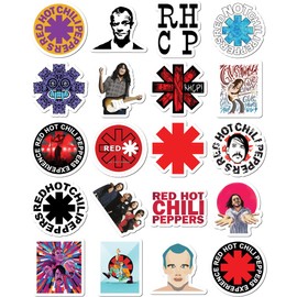 Stickers 20 Pcs Per Pack Red Laptop Hot Aesthetic Chilli Vinyl Peppers Waterproof Colorful Bumper Car Luggage Bike Water Bottle Skateboard Guitar