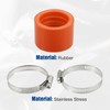 ACROPIX 40mm ID Rubber Orange Motorcycle Carburetor Adapter Inlet Intake