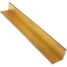 385 Bronze Angle, Unpolished (Mill) Finish, Extruded, H02 Temper, ASTM B455, Equal Leg Length, Squared Corners, 1" Leg Lengths, 1/8" Wall Thickness, 72" Length