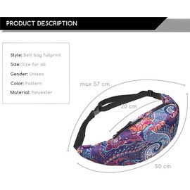 Sports Hiking Running Belt Waist Bag, Fashion Travel Fanny Bag Super Lightweight For Travel Waist Pack
